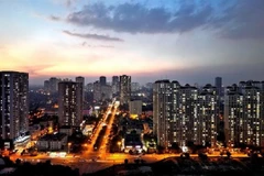 A recently developed urban centre in Nam Tu Liem district, Hanoi. (Photo: VNA)