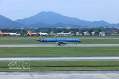 An aircraft of Vietnam Airlines (Photo: VNA)