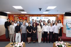 Participants at the conference “Promoting E-commerce Development in the Fashion Industry” in Ho Chi Minh City. (Photo courtesy of the organisers)