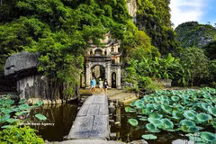 Bich Dong Pagoda, one of the filming locations featured in the music video of Secret Garden (Photo: VNA) 
