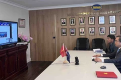 Vietnamese Ambassador to Australia Pham Hung Tam attends the announcement ceremony. (Photo: VNA)