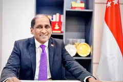 Singaporean Ambassador to Vietnam Jaya Ratnam (Photo: VNA)
