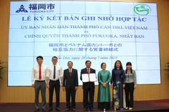 Delegates at the MoU signing ceremony (Photo: VNA)