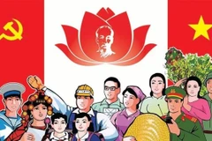 Large posters will be displayed in Vinh to celebrate the national holidays. (Photo: conluan.vn)