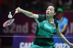 Nguyen Thuy Linh is one of eight Vietnamese players at the Badminton Asia Championship 2026 on April 7-11 in China. (Photo: baovanhoa.vn)