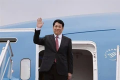State President Luong Cuong leaves for the state visit to Laos on April 24 afternoon. (Photo: VNA)