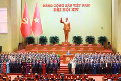 Closing ceremony of the 14th National Party Congress. (Photo: VNA)