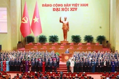 Closing ceremony of the 14th National Party Congress. (Photo: VNA)