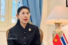 Thai Ambassador to Vietnam Urawadee Sriphiromya (Photo: VNA)