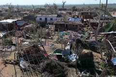 Houses damaged by Cyclone Chido in Mozambique (Photo: UNICEF)