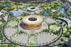 Perspective of the Olympic sports urban area project in Hanoi.