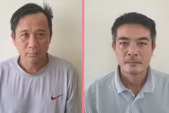 Le Thanh Son (L) and Nguyen Thanh Hung (Photo: VNA)