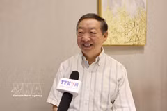 Professor Zhu Chenming, Honorary Director of the Institute of South and Southeast Asian Studies under the Yunnan Academy of Social Sciences, in an interview granted to the Vietnam News Agency. (Photo: VNA)