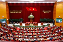 The closing session of the 15th plenum of the 13th Party Central Committee. (Photo: VNA) 