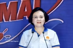 Deputy Prime Minister Pham Thi Thanh Tra speaks at the programme “Organ and Tissue Donation Day May 20 – Giving is Forever”. (Photo: VNA)