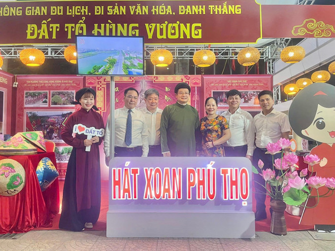 Phu Tho province attends a tourism expo in Hue city. (Photo: baophutho.vn) phu-tho-4.jpg