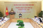 Prime Minister Pham Minh Chinh, Chairman of the Central Council for Emulation and Commendation for the 2021–2026 tenure, chairs the council’s 12th session in Hanoi, June 28, 2025. (Photo: VNA)