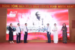 Delegates perform the launch ceremony for the “A80 – Proud of Vietnam” digital platform. (Photo: VNA)