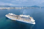 Cruise ship Spectrum of the Seas in Nha Trang Bay (Photo: Vietnam National Authority of Tourism)