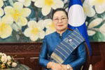 Lao Ambassador to Vietnam Khamphao Ernthavanh grants an interview to the Vietnam News Agency ahead of Party General Secretary To Lam’s upcoming state visit to Laos. (Photo: VNA)