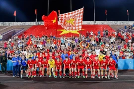 The Asian Football Confederation (AFC) has congratulated the Vietnamese women’s national team for topping Group E and qualifying for the AFC Women’s Asian Cup 2026 in Australia. (Photo: VFF)