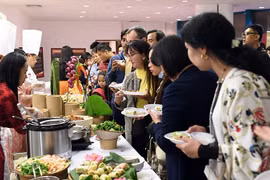 Vietnamese dishes introduced at the Vietnamese Day in Saudi Arabia 2024 (Photo: nhandan.vn)