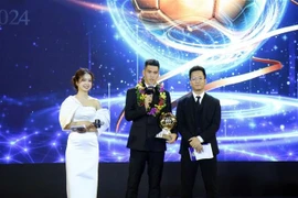 Tien Linh wins Vietnam Golden Ball 2024 (Photo: VNA)