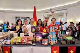Vietnamese booth at the fair (Photo: VNA)