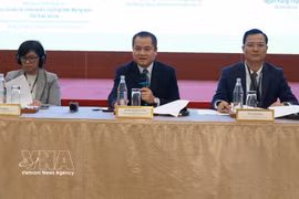 Some participants in the conference on inclusive housing on June 24 (Photo: VNA)