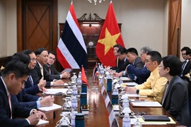The meeting between Vietnamese Deputy Prime Minister and Minister of Foreign Affairs Bui Thanh Son and Thai Minister of Foreign Affairs Maris Sangiampongsa in Bangkok on July 29 (Photo: VNA)