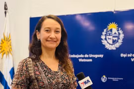 Uruguayan Deputy Minister of Foreign Affairs Valeria Csukasi (Photo: VNA)