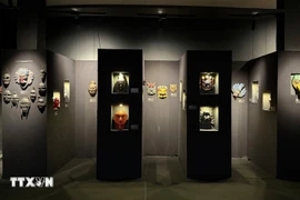 The exhibition features nearly 100 ritual and performance masks from Vietnam, India, Thailand, China, the Republic of Korea, Sri Lanka, and Myanmar, highlighting Asia’s shared spiritual and artistic heritage. (Photo: VNA)