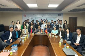 Participants in the Vietnam–India Innovation Gateway Bootcamp (Photo: VNA)