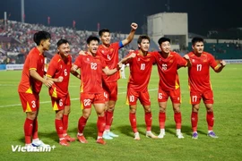 The Vietnam U23 team has qualified for the AFC U23 Asian Cup finals for the sixth consecutive time. (Photo: VNA) 