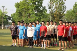 Vietnamese Student Football Tournament kicks off in Laos (Photo: VNA) 