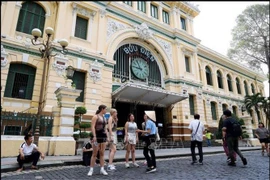 The Central Post Office, one of the most popular tourist attractions in Ho Chi Minh City. (Photo: VNA)