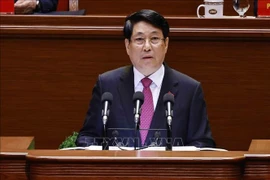 Politburo member and State President Luong Cuong delivers the opening remarks of the 14th National Party Congress on January 20, 2026. (Photo: VNA)