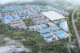 A graphic image of Song Lo I Industrial Park in Phu Tho province (Photo: VNA)