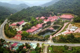 Truc Lam Yen Tu Zen Monastery, located on Yen Tu Mountain, is the place where King Tran Nhan Tong chose to practice Buddhism. (Photo: VNA) 