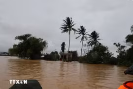 Floodwaters inundate parts of Da Nang in October 2025. (Photo: VNA)