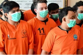 An American man and two Kazakh nationals face the death penalty for alleged drug crimes on the popular Indonesian resort island of Bali (Photo: AP) 