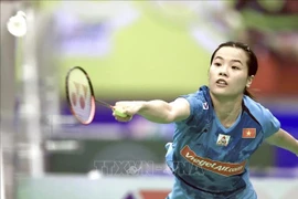 Vietnam's top female badminton player Nguyen Thuy Linh (Photo: VNA)