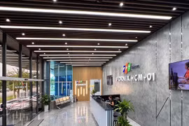 Inside the lobby of Fornix HCM01 in Tan Thuan, HCM City. (Photo courtesy of FPT) 