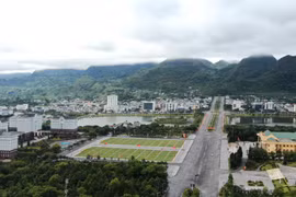 Lai Chau central square will serve as both the starting and finishing point for all race distances at the second Marathon. (Photo: baophapluat.vn)