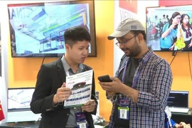 A Vietnamese enterprise introduces products at world's largest startup fair in India (Photo: VNA)