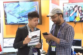 A Vietnamese enterprise introduces products at world's largest startup fair in India (Photo: VNA)