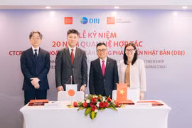 The Development Bank of Japan (DBJ) and SSI announce the establishment of the Japan Vietnam Capital Fund in Hanoi on February 3, targeting high-quality medium- and long-term investment flows into Vietnam. (Photo: SSI)