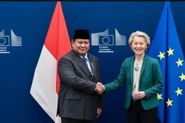 Indonesian President Prabowo Subianto and EU chief Ursula von der Leyen announced a "political agreement" to conclude a free trade deal on Jul 13, 2025. (Photo: channelnewsasia.com) 