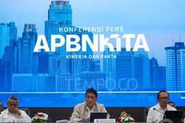 Delegates at the press briefing (Photo: Tempo.co)