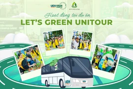 The “Let’s Green Unitour” programme is launched to expand the green university model nationwide. (Photo: gogreen.ueh.edu.vn)